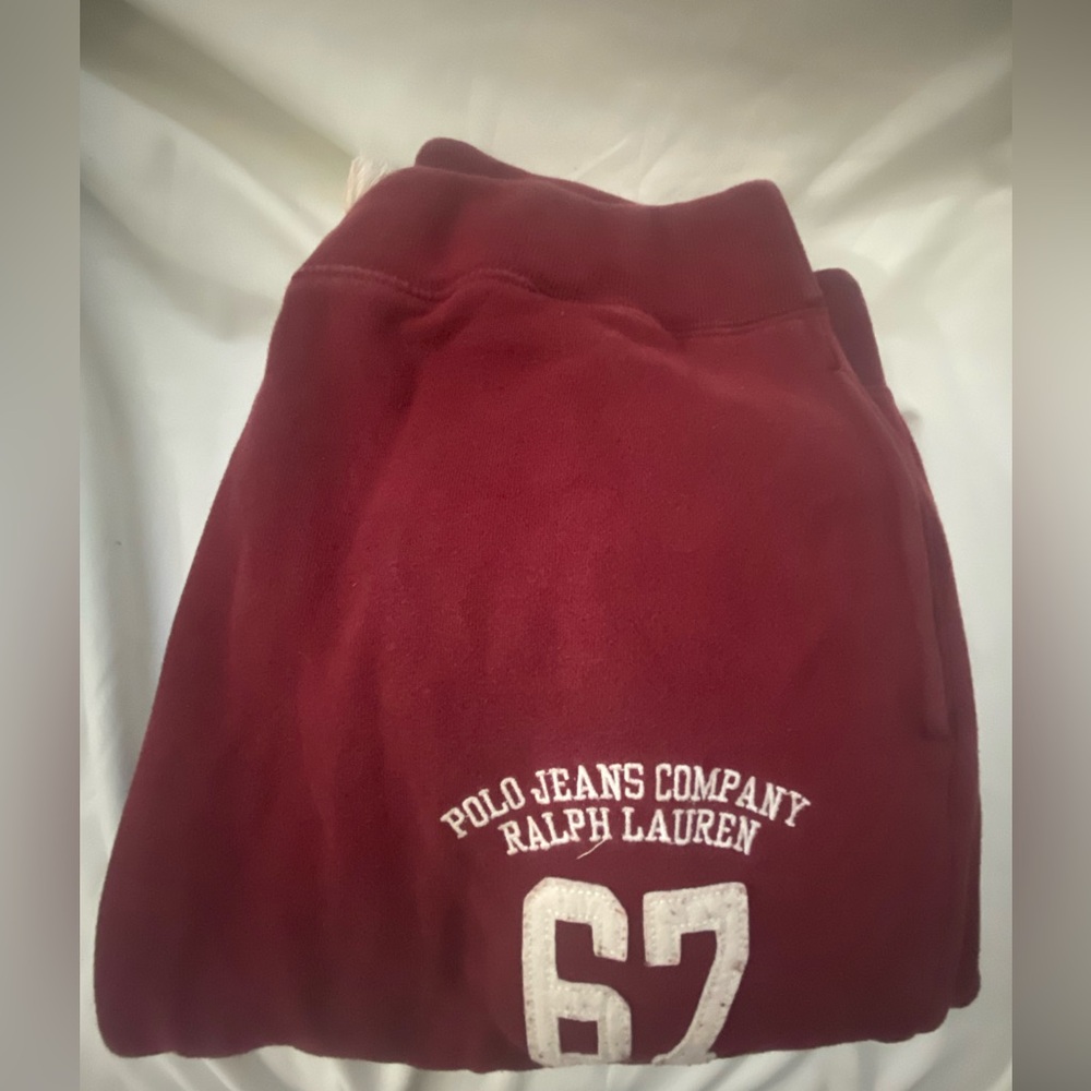 Men’s Ralph Lauren Polo Red Sweatpants - SIZE L
